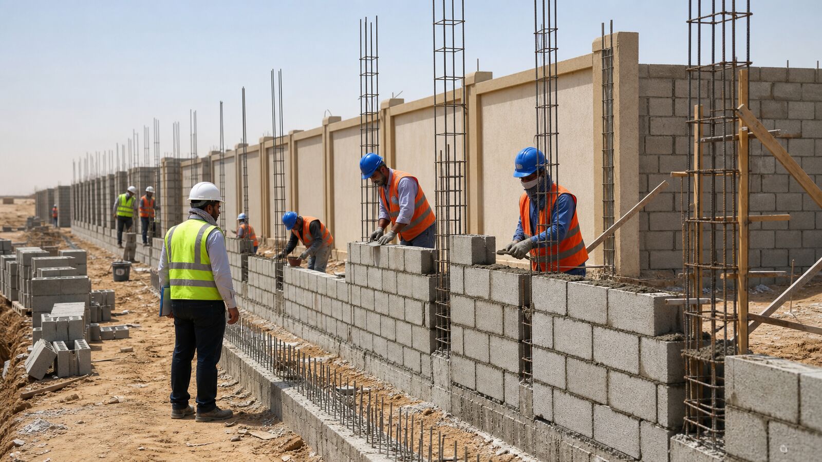 خطوات بناء سور أرض بمواصفات هندسية كاملة من الألف إلى الياء — مدونة تل الرمال