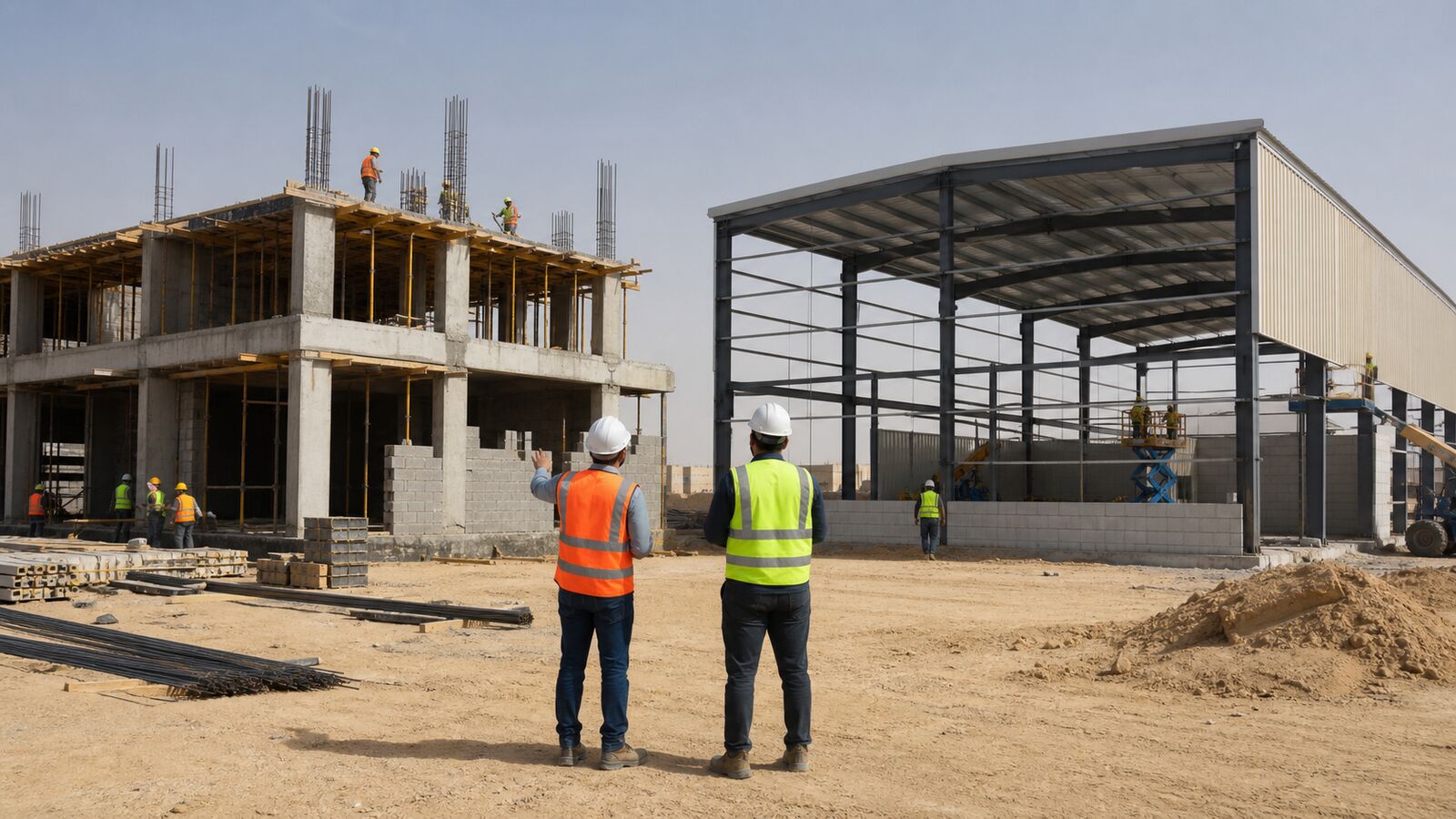 الفرق بين بناء عظم الفيلا وإنشاء مستودع جديد من الصفر — مدونة تل الرمال