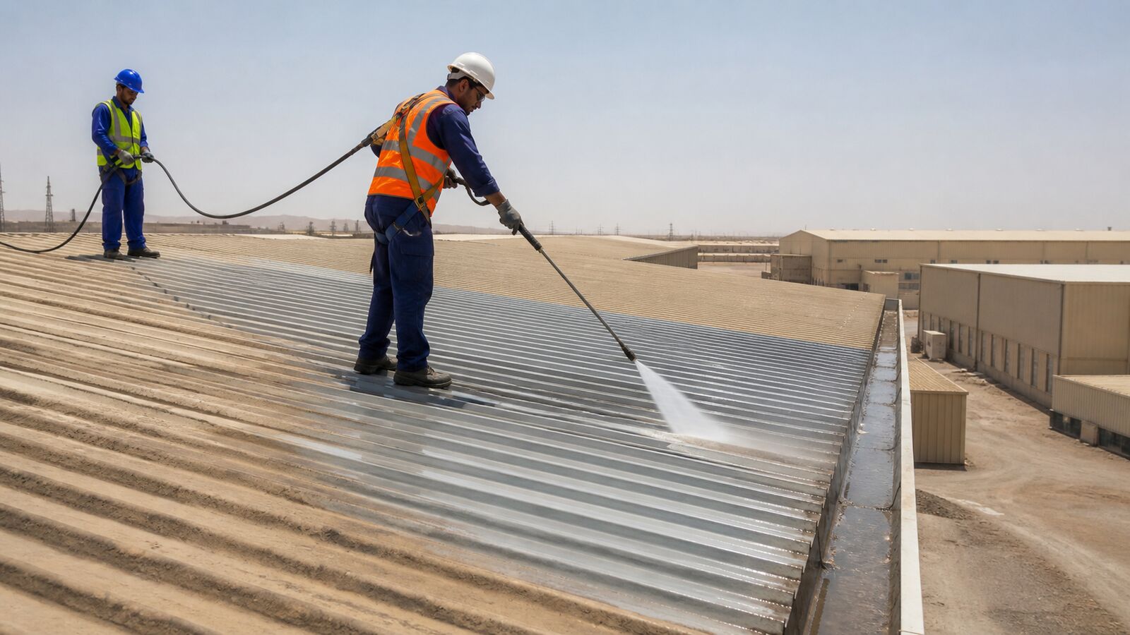 لماذا يعتمد الفنيون على غسيل بضغط 200 بار (KARCHER) في صيانة أسطح المستودعات؟ — مدونة تل الرمال